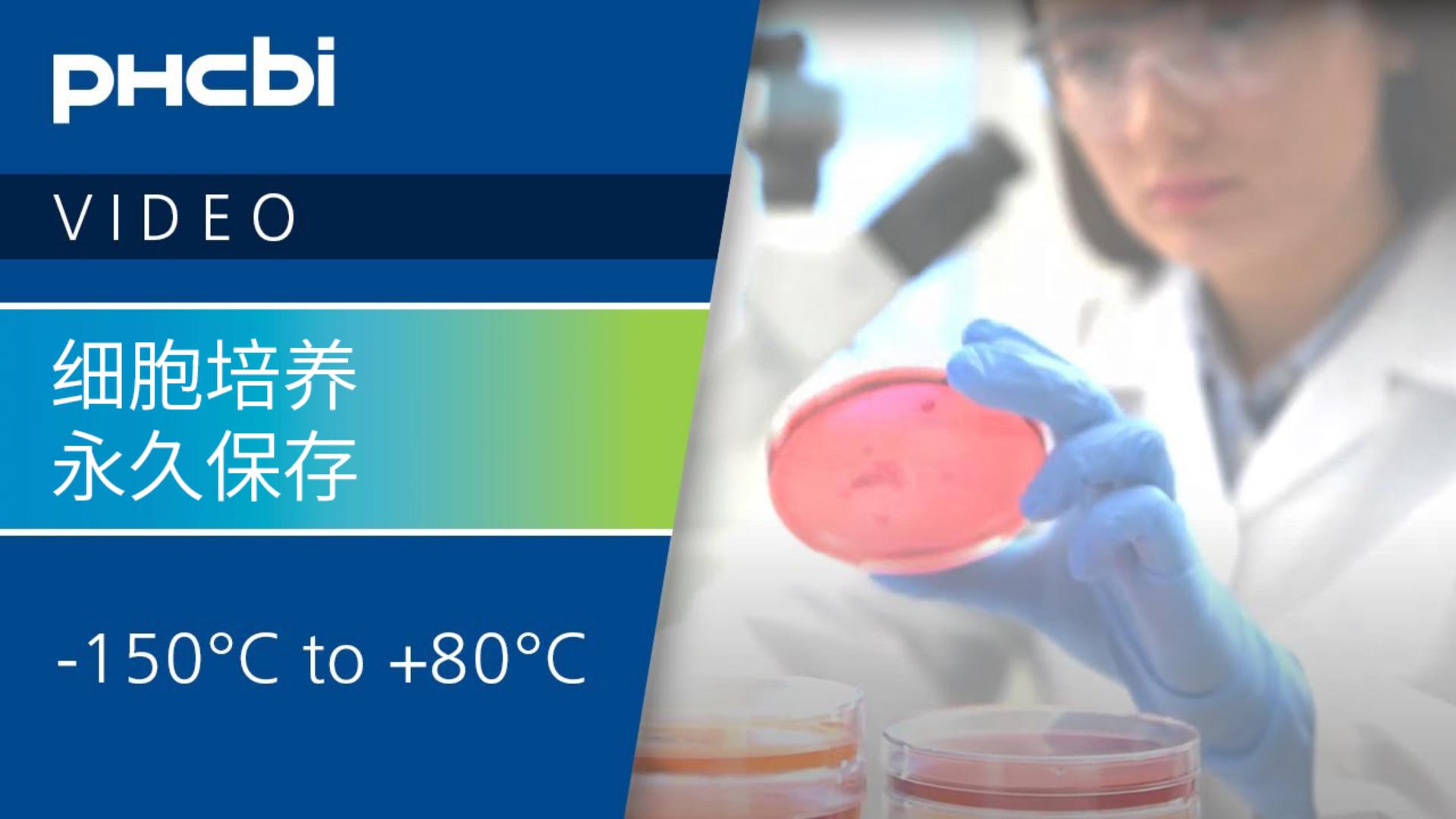 PHCbi 品牌产品可帮助您培养细胞并永久保存它们